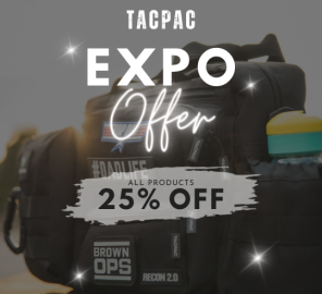TACPAC PBC 25% OFF EXPO OFFER! banner