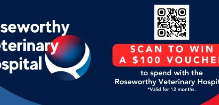 Roseworthy Veterinary Hospital | **WIN A $100 VOUCHER** banner