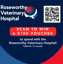 Roseworthy Veterinary Hospital | **WIN A $100 VOUCHER** banner
